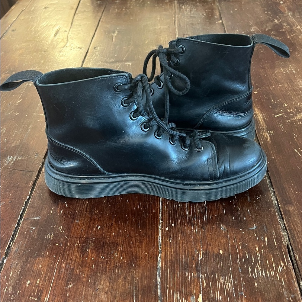 Dr. Martens Talib 8 Eye Leather Boots - Picture 8 of 16